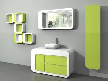 UnopuntoZero COMP 6 - Wall-mounted vanity unit with cabinets with drawers by LASA IDEA - view 2